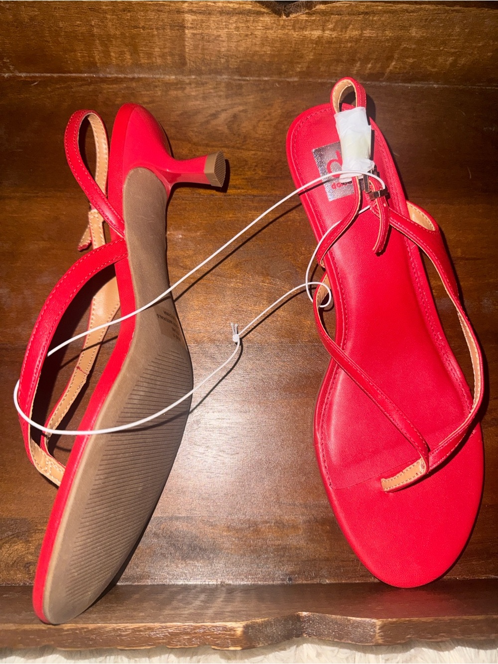 Dolce Vita Thong Red Kitten Women's Slingback Size 11